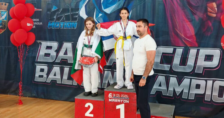 Pećinčanka šampionka Balkana u tekvondou