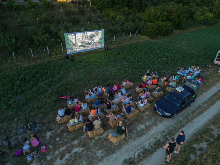 Bioskop na otvorenom okupio najmlađe širom inđijske opštine