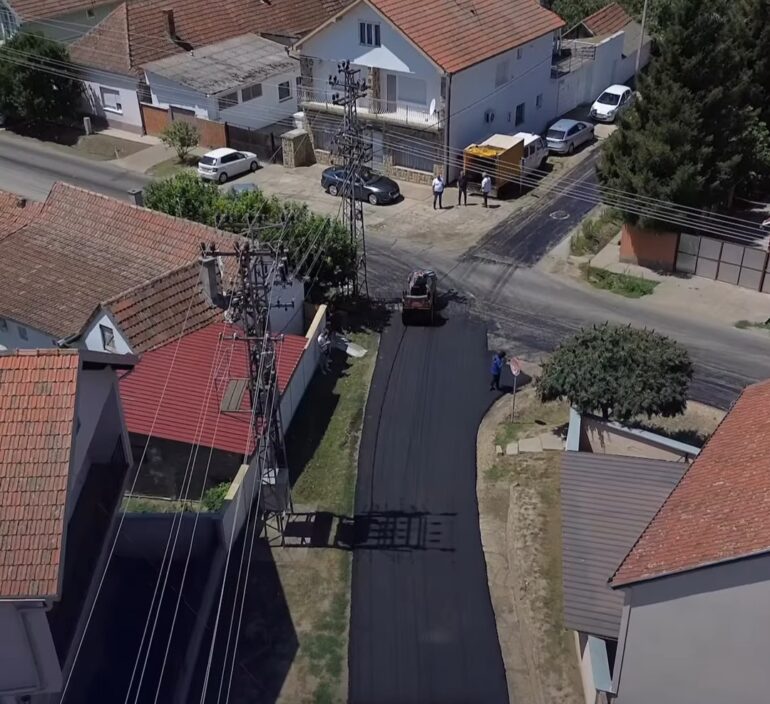 Počelo asfaltiranje četiri ulice u Beški
