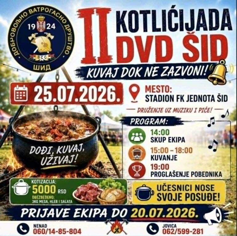 DVD Šid organizuje drugu Kotlićijadu