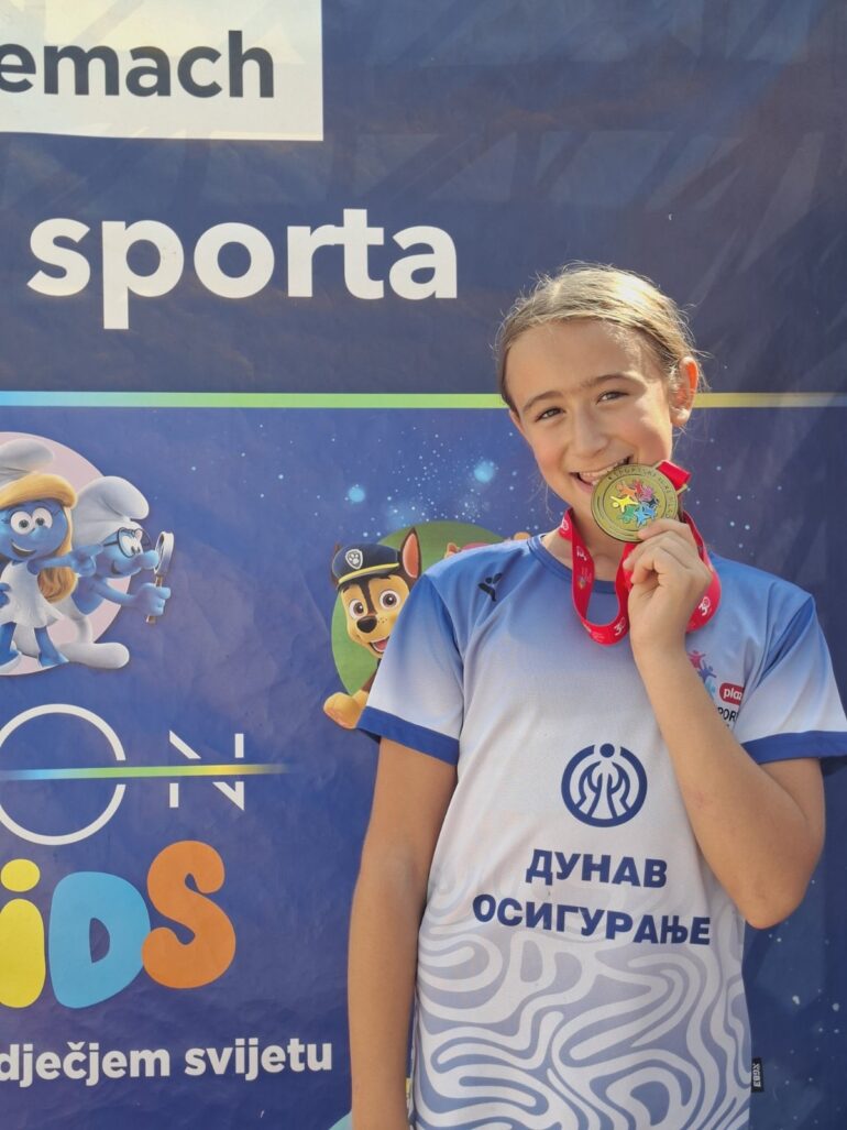 Jana Pavlović zlatna na završnici Sportskih igara mladih u Splitu
