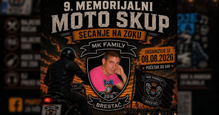 U subotu Moto skup u Brestaču