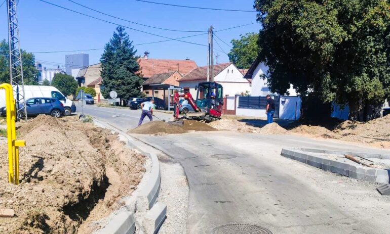 Radovi na izgradnji nove vodovodne mreže u Ulici Petra Preradovića u punom jeku