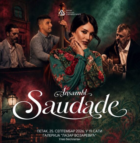 Nastup ansambla „Saudade“ u Galeriji „Lazar Vozarević“
