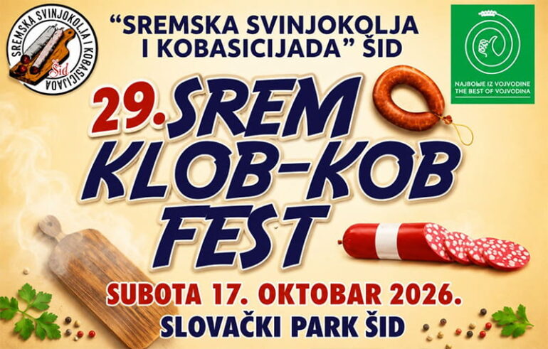 Srem Klob-Kob Fest u Šidu: Sedam zemalja regiona, domaće kobasice i dva dana dobre zabave