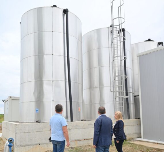 Probni rad fabrike vode u Grabovcima