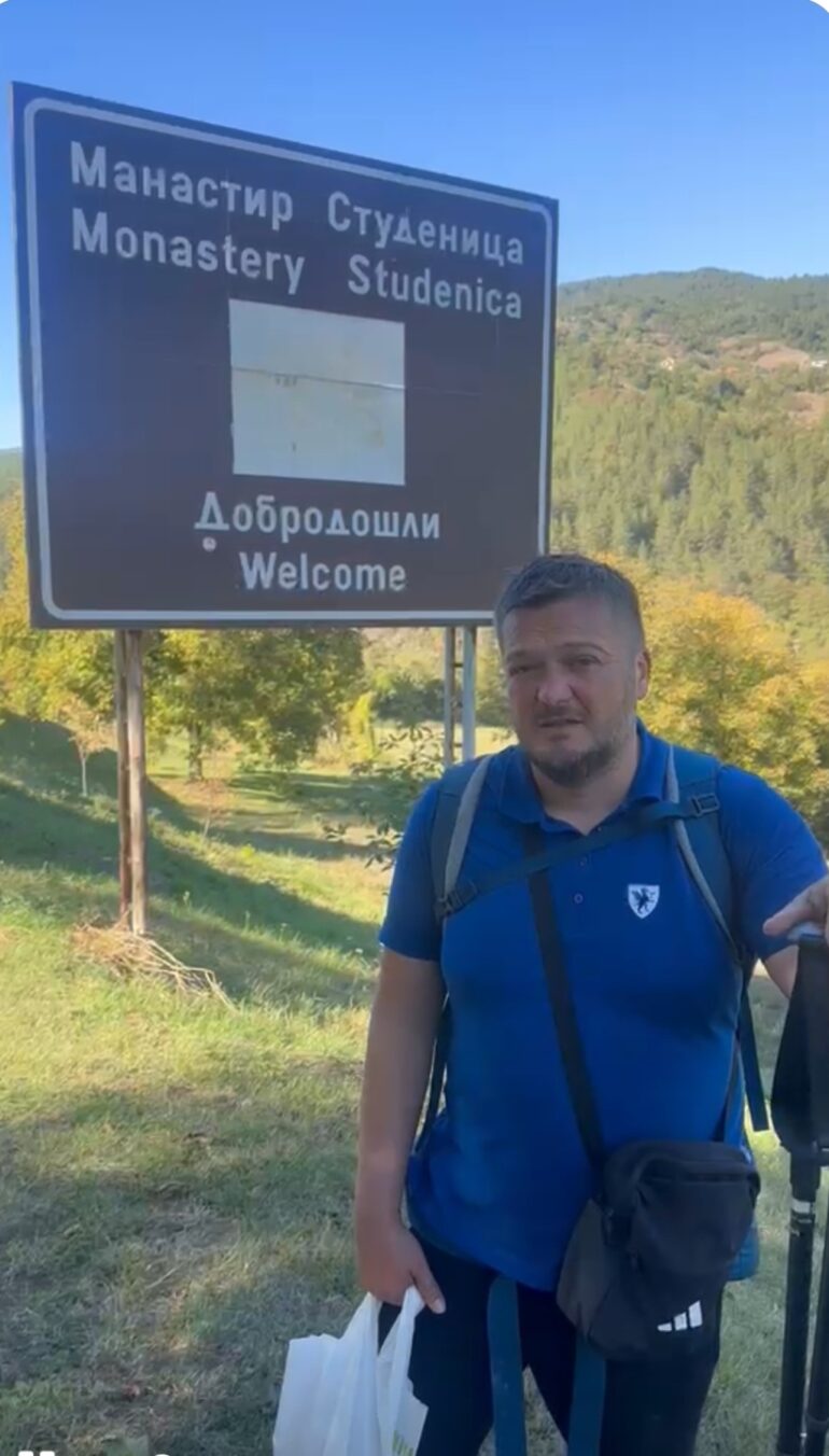 Hodočašće za Lunu Pilipović: Peške do manastira Studenica