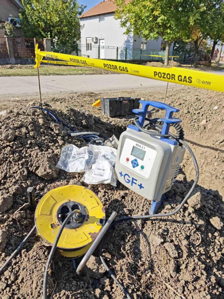 JP „Srem-gas“ izgradilo oko dva kilometra gasne mreže u Salašu Noćajskom